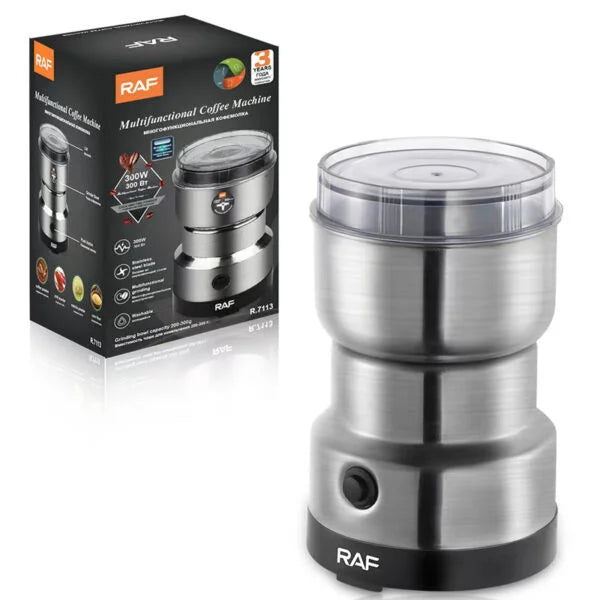 RAF | Multifunctional Coffee & Spice Grinder | 300W Stainless Steel