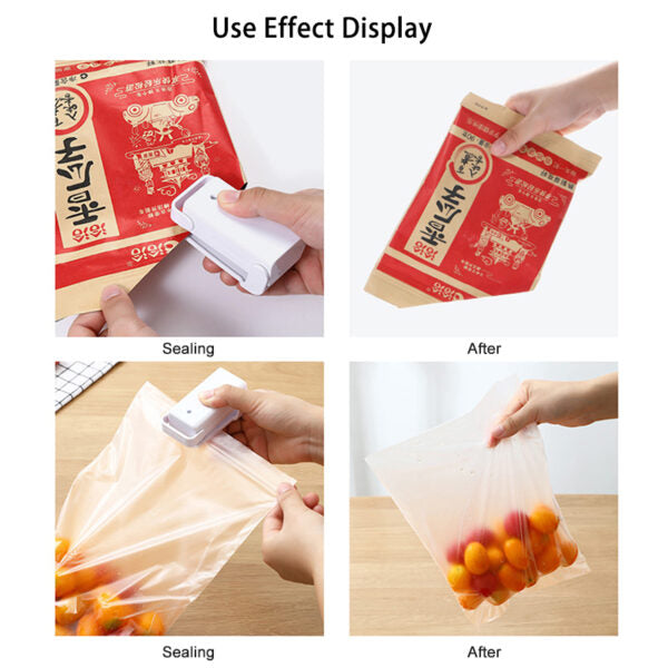 Portable Mini Heat Sealer | Food Bag Resealer | Kitchen Gadget