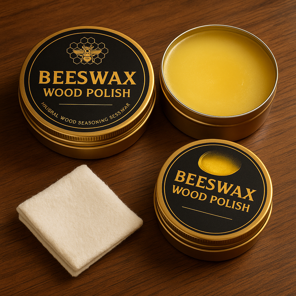 Beeswax Wood Polish | Deep Cleaner & Restorer | For Floors, Furniture & Surfaces