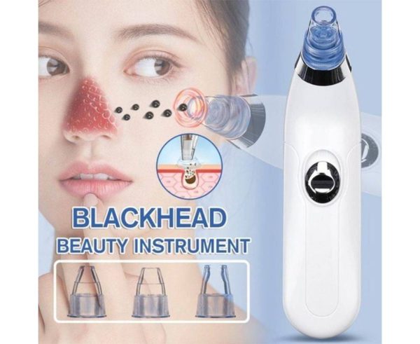 Blackhead Remover | Vacuum Pore Cleaner | 4-in-1 Suction Tool | Acne & Dead Skin Extractor