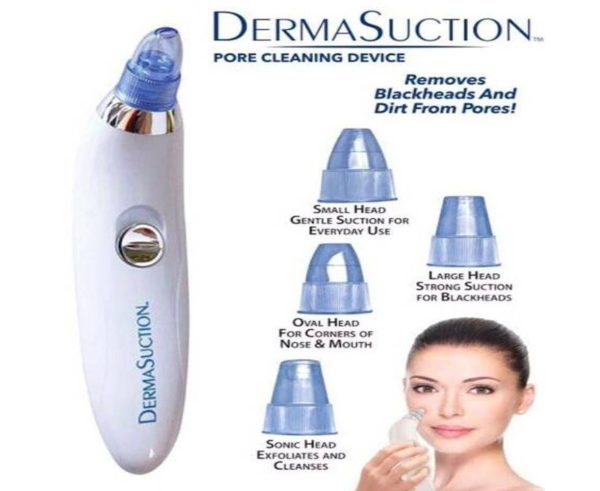 Blackhead Remover | Vacuum Pore Cleaner | 4-in-1 Suction Tool | Acne & Dead Skin Extractor