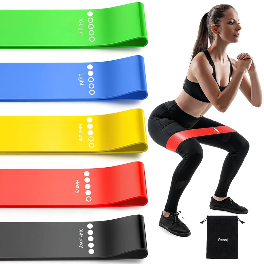 Heavy-Duty Resistance Band | Foam Handles | Full Body Workout & Stretching